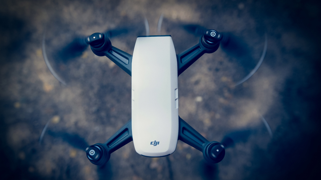 White and Gray Telescope With Blue and White Sky Background. Wallpaper in 1366x768 Resolution