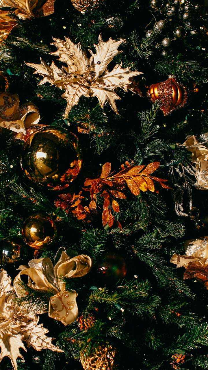 El Día De Navidad, Decoración de la Navidad, Luces de Navidad, la Navidad y la Temporada de Vacaciones, Cuento de Navidad. Wallpaper in 720x1280 Resolution