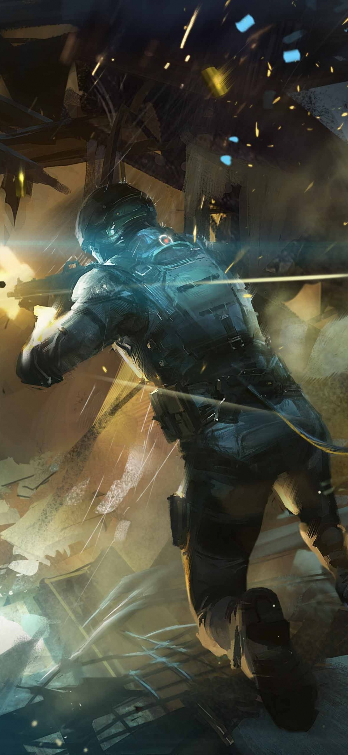 Ubisoft, Jeu Pc, Obscurité, Bataille, Espace. Wallpaper in 1125x2436 Resolution