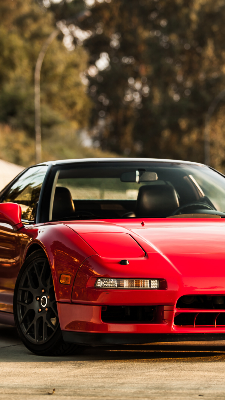 Rojo Bmw m 3 Cupé. Wallpaper in 750x1334 Resolution