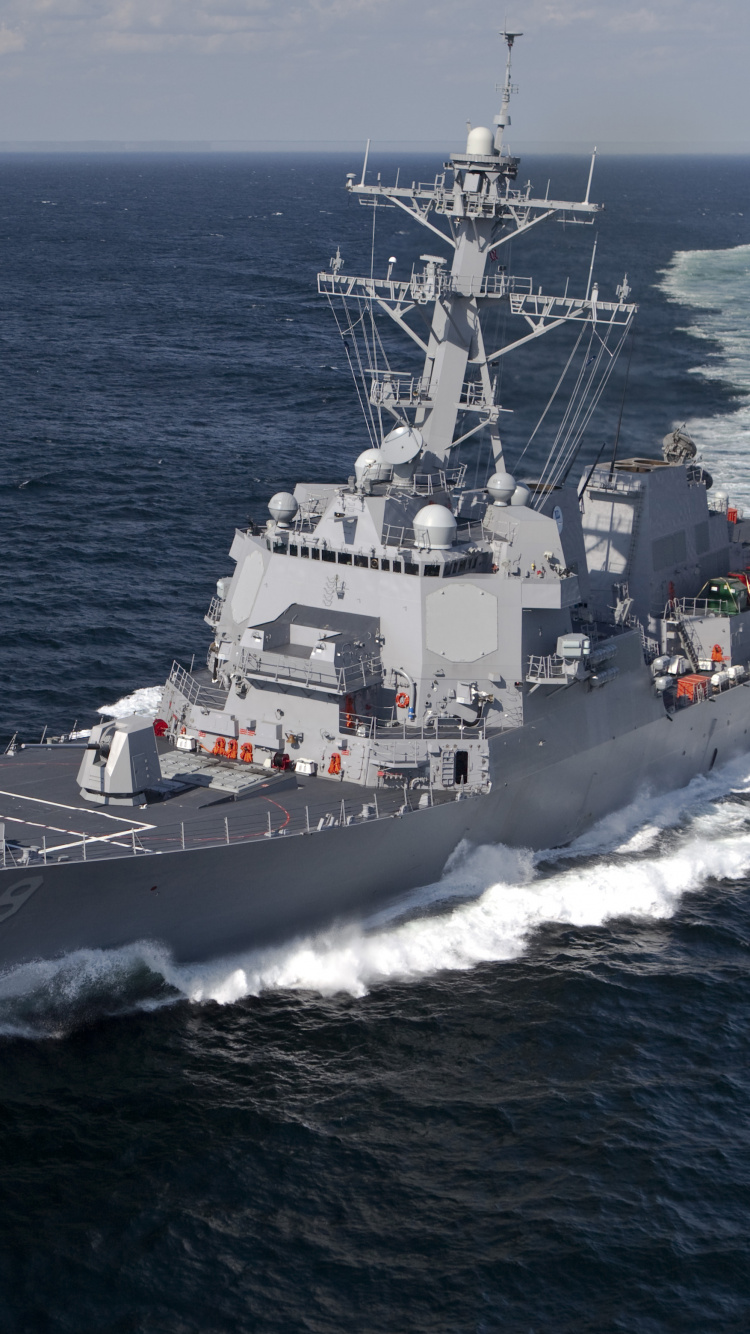 United States Navy, Destroyer, Uss Jason Dunham, USS Arleigh Burke, Naval Ship. Wallpaper in 750x1334 Resolution