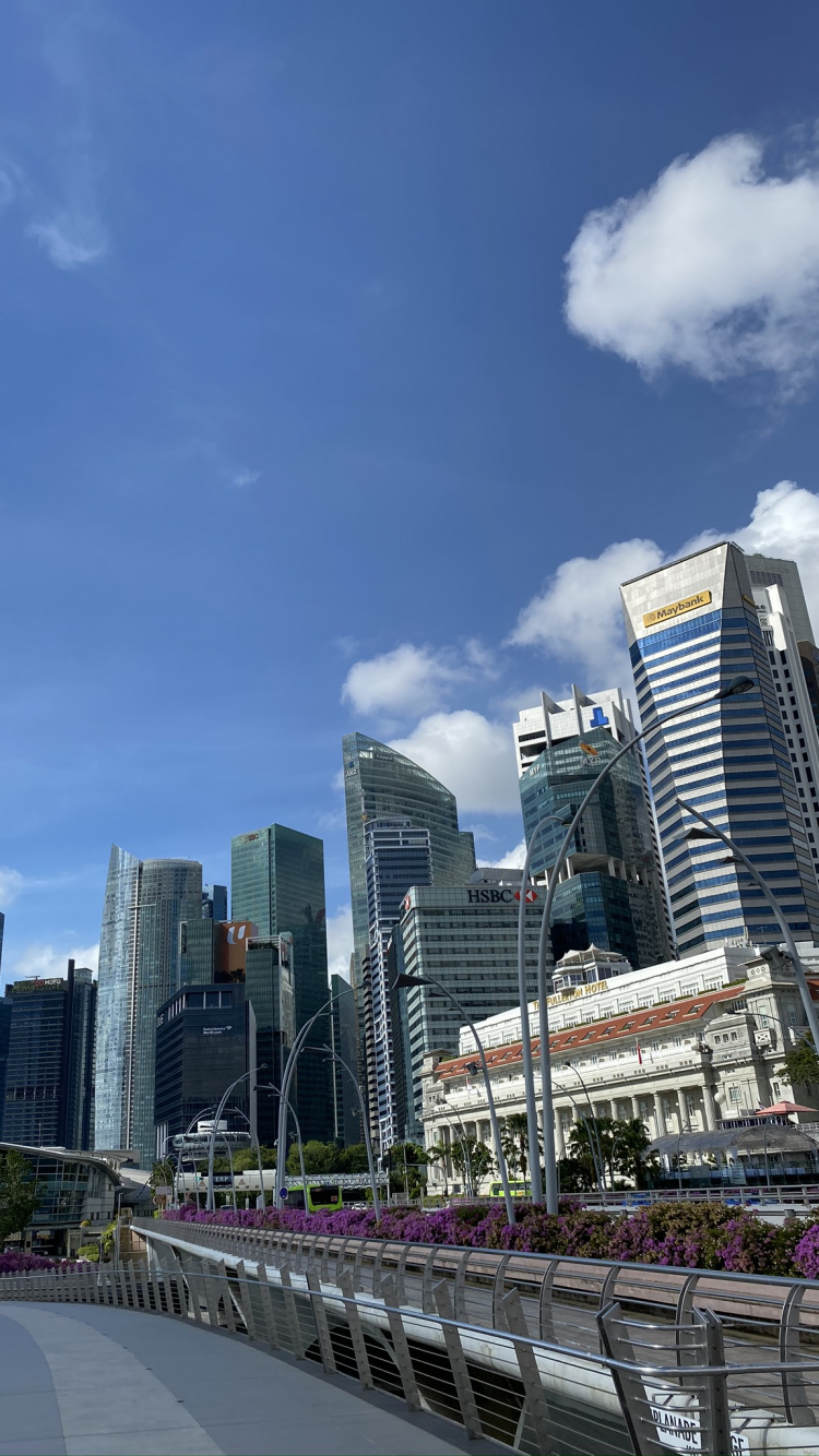 Singapore, Tower Block, Daytime, Urban Area, City. Wallpaper in 750x1334 Resolution
