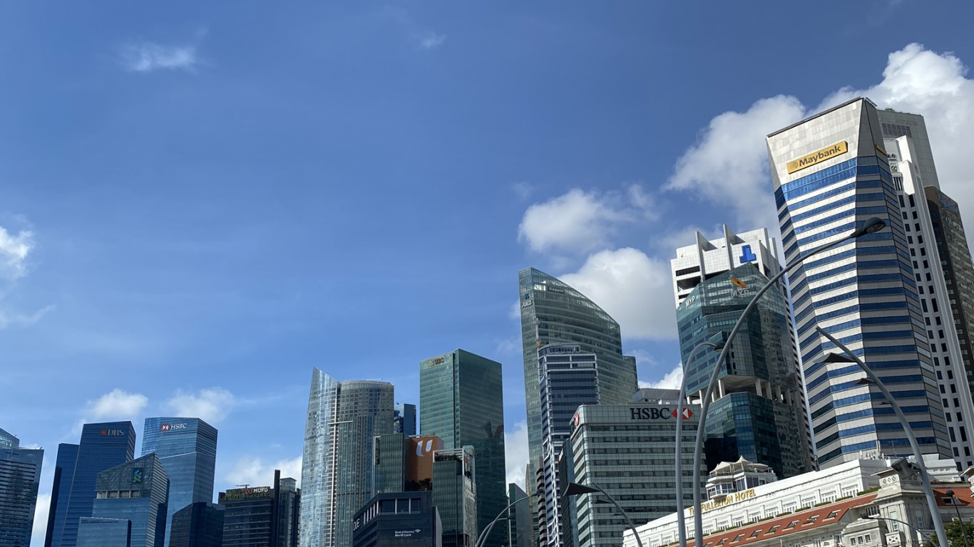 Singapur, Torre de Bloques, Área Urbana, Urbe, Paisaje Urbano. Wallpaper in 1366x768 Resolution