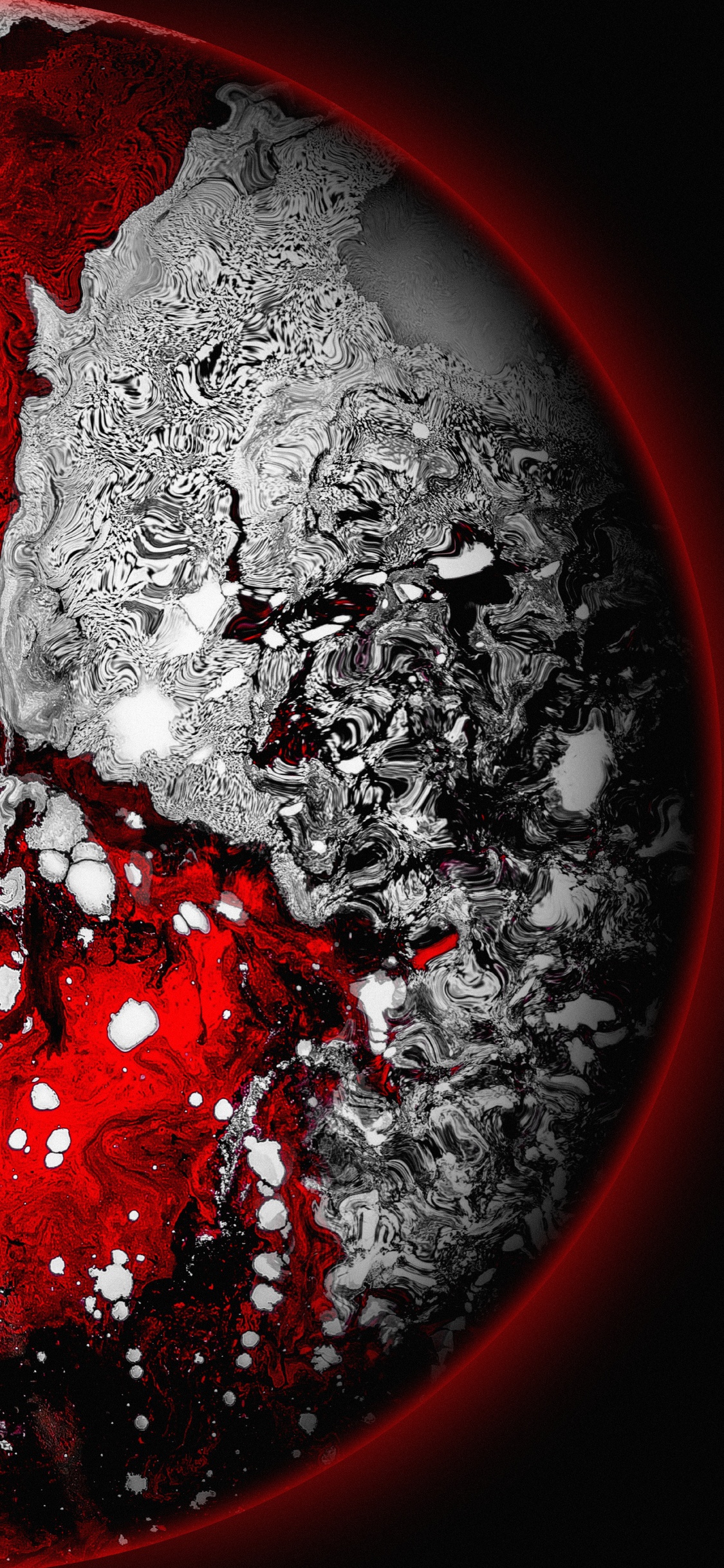 Earth, Xiaomi Community, Liquid, Fluid, Art. Wallpaper in 1125x2436 Resolution