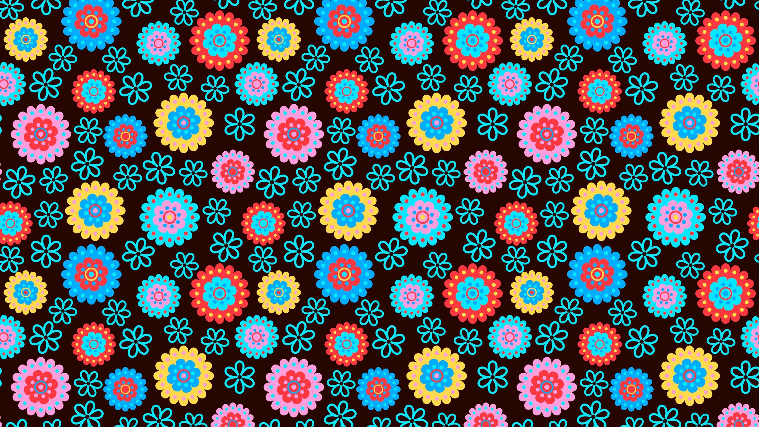 Red and White Floral Textile. Wallpaper in 2560x1440 Resolution