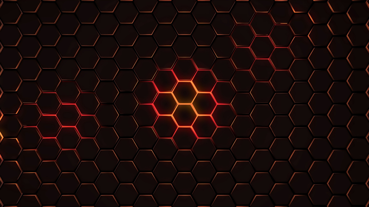Red and Black Square Pattern. Wallpaper in 1280x720 Resolution