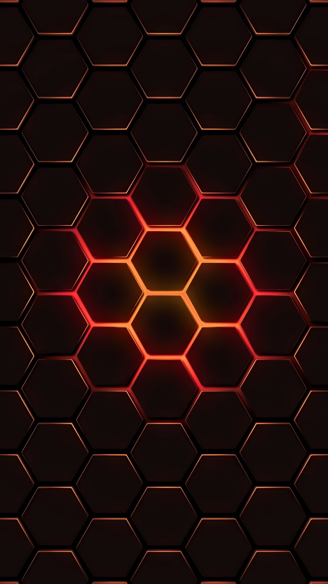 红色的, 光, 对称, 圆圈, 抽象艺术 壁纸 1080x1920 允许