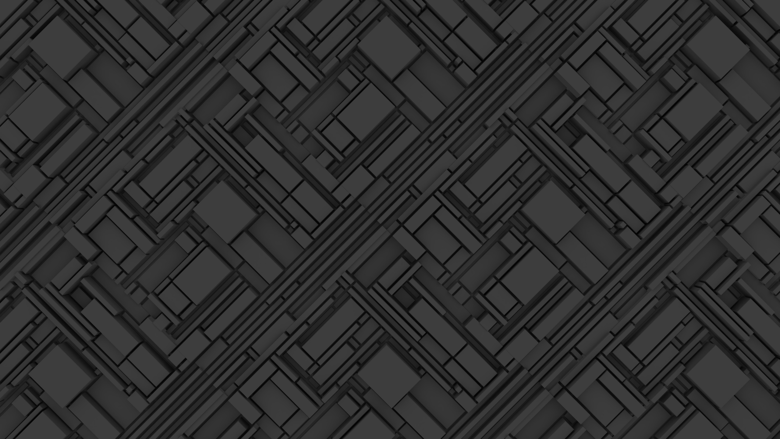 结构, 黑色的, 平行的, 对称, 相似之处 壁纸 2560x1440 允许