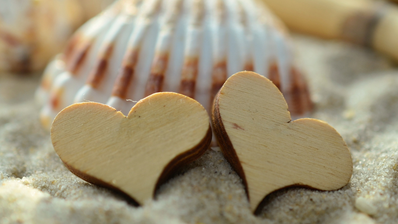 Sand, Herzen, Kekse Und Cracker, Back, Lebkuchen. Wallpaper in 1280x720 Resolution