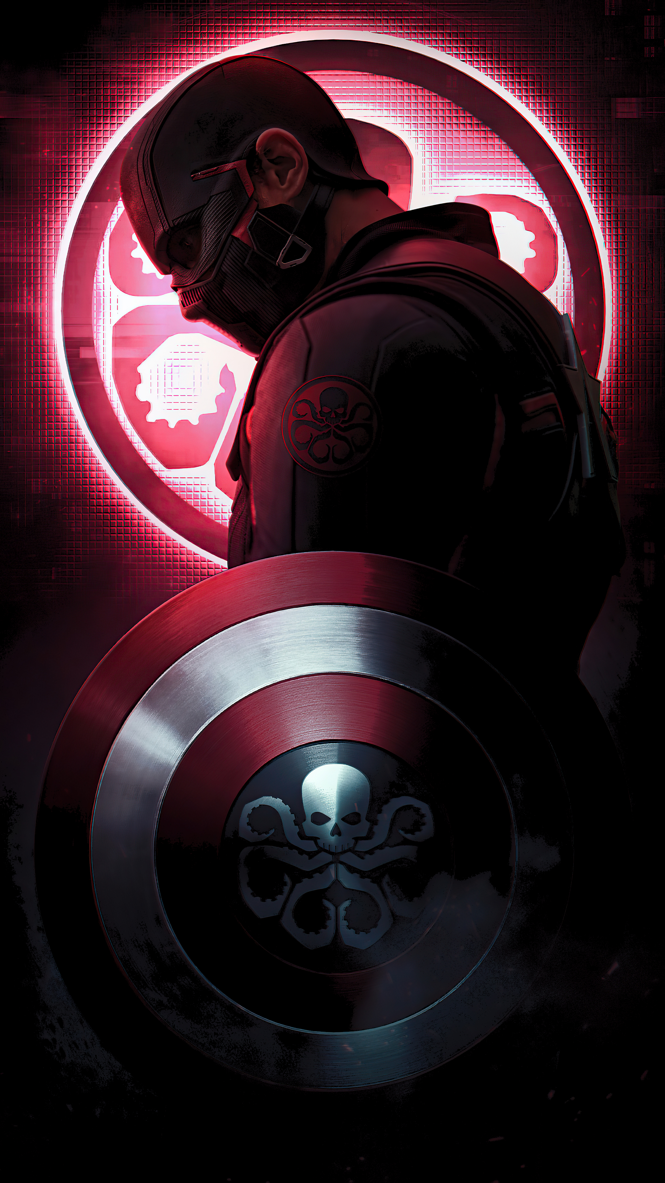 Captain America with hammer and shield Wallpaper 4k Ultra HD ID:7073
