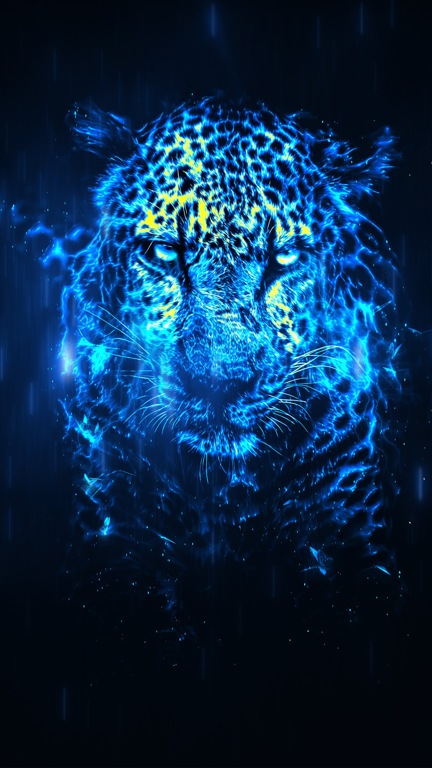 Blue Tiger Wallpaper  Download to your mobile from PHONEKY