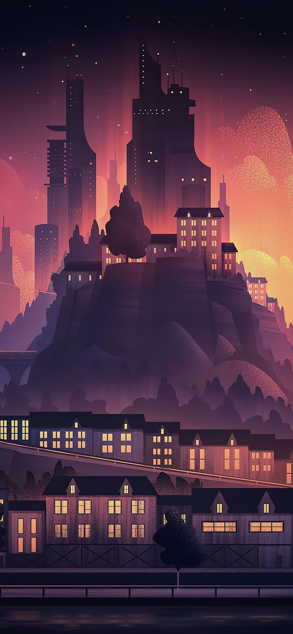 Stadtlandschaften, Gebäude, Atmosphäre, Licht, Natur. Wallpaper in 1242x2688 Resolution