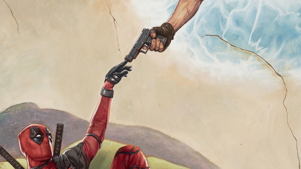 Deadpool 2 Phone, Wires, Poster, Superhero, Cable Deadpool. Wallpaper in 1280x720 Resolution