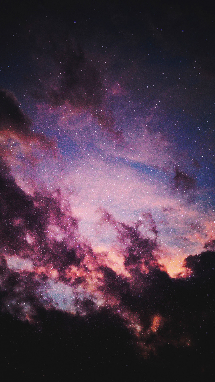 Aesthetics, Cloud, Atmosphere, Purple, World. Wallpaper in 750x1334 Resolution