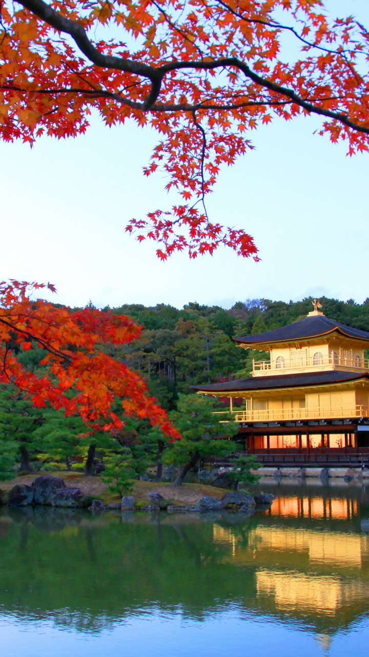 Braunes Holzhaus in Der Nähe Eines Gewässers Tagsüber. Wallpaper in 720x1280 Resolution