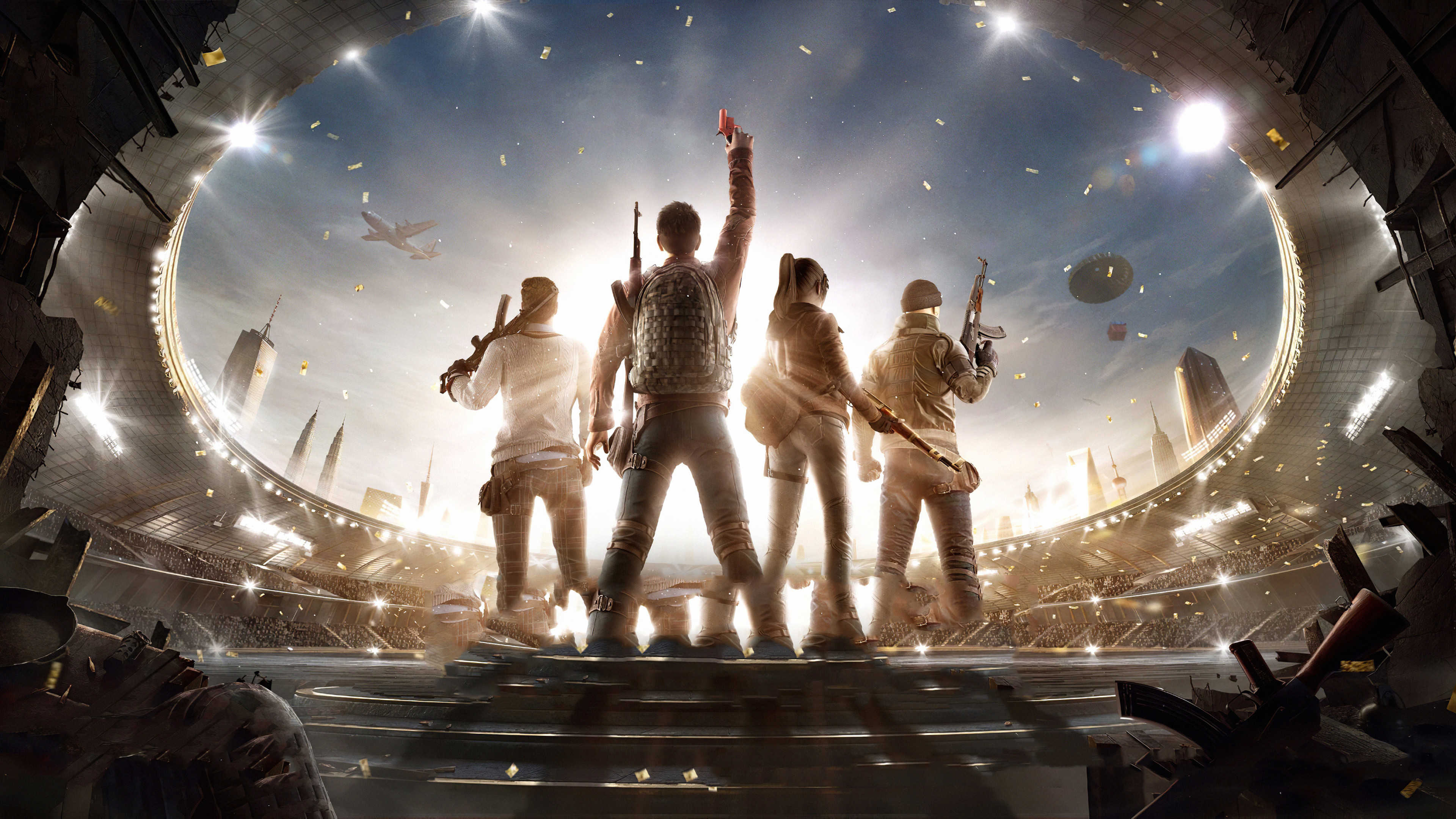 手势, 人群, 乐趣 壁纸 3840x2160 允许