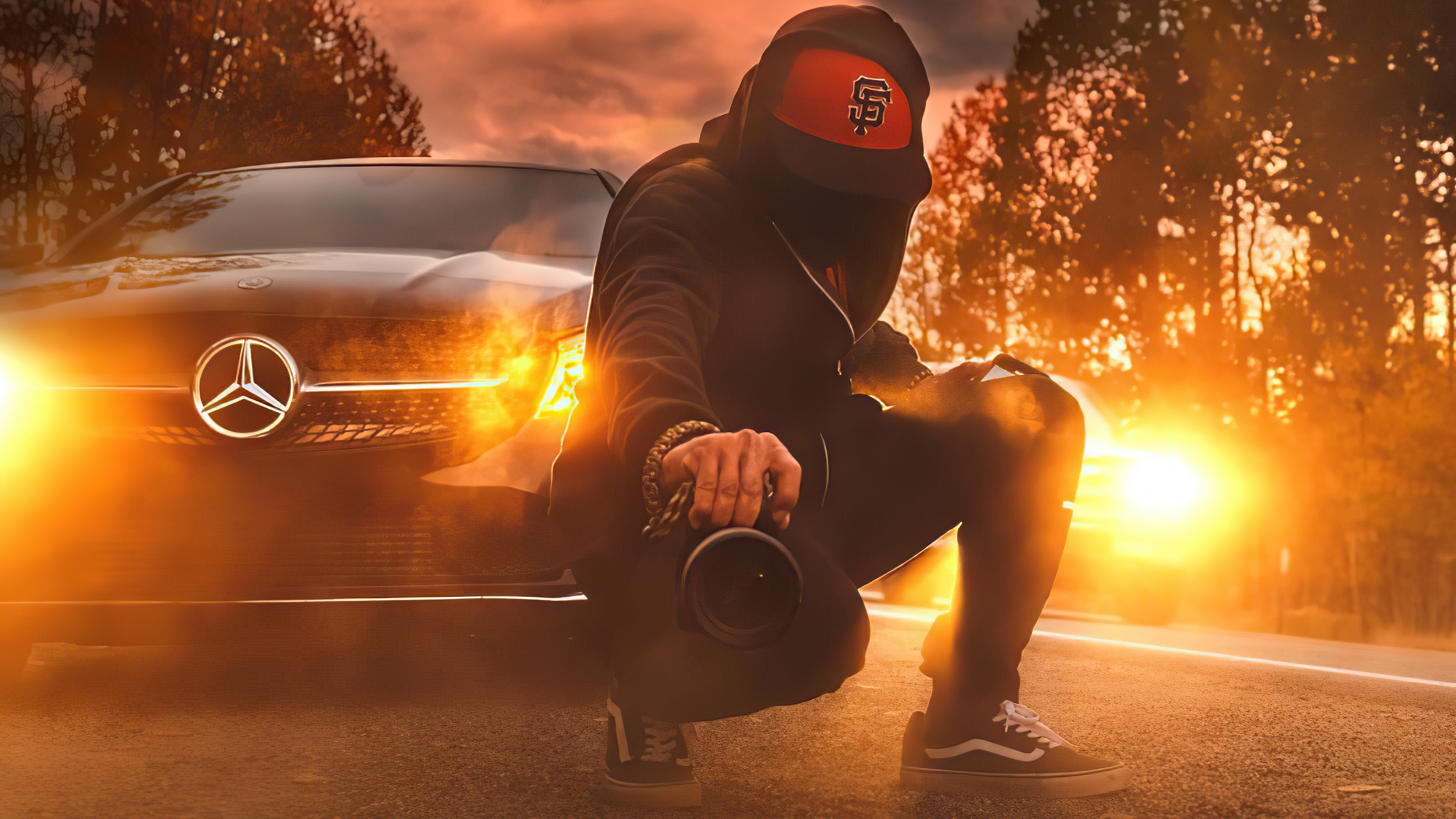 Allein Kamera, Fujifilm Gfx100, Kunst, Car, Automotive Lighting. Wallpaper in 3840x2160 Resolution