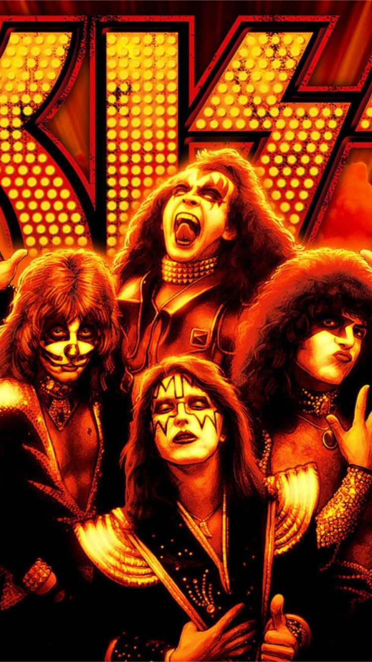 Gene Simmons, Kiss, Rock, Hard Rock, Musician. Wallpaper in 750x1334 Resolution