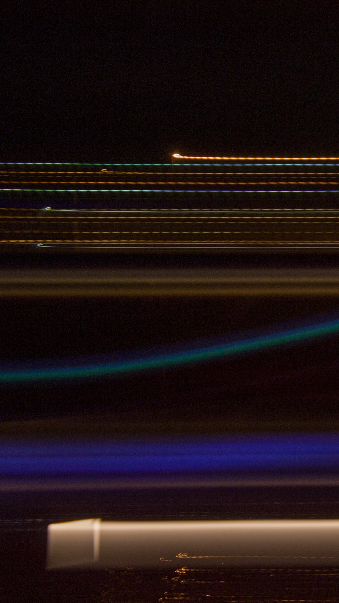 Photographie en Accéléré Des Lumières de la Ville Pendant la Nuit. Wallpaper in 1080x1920 Resolution