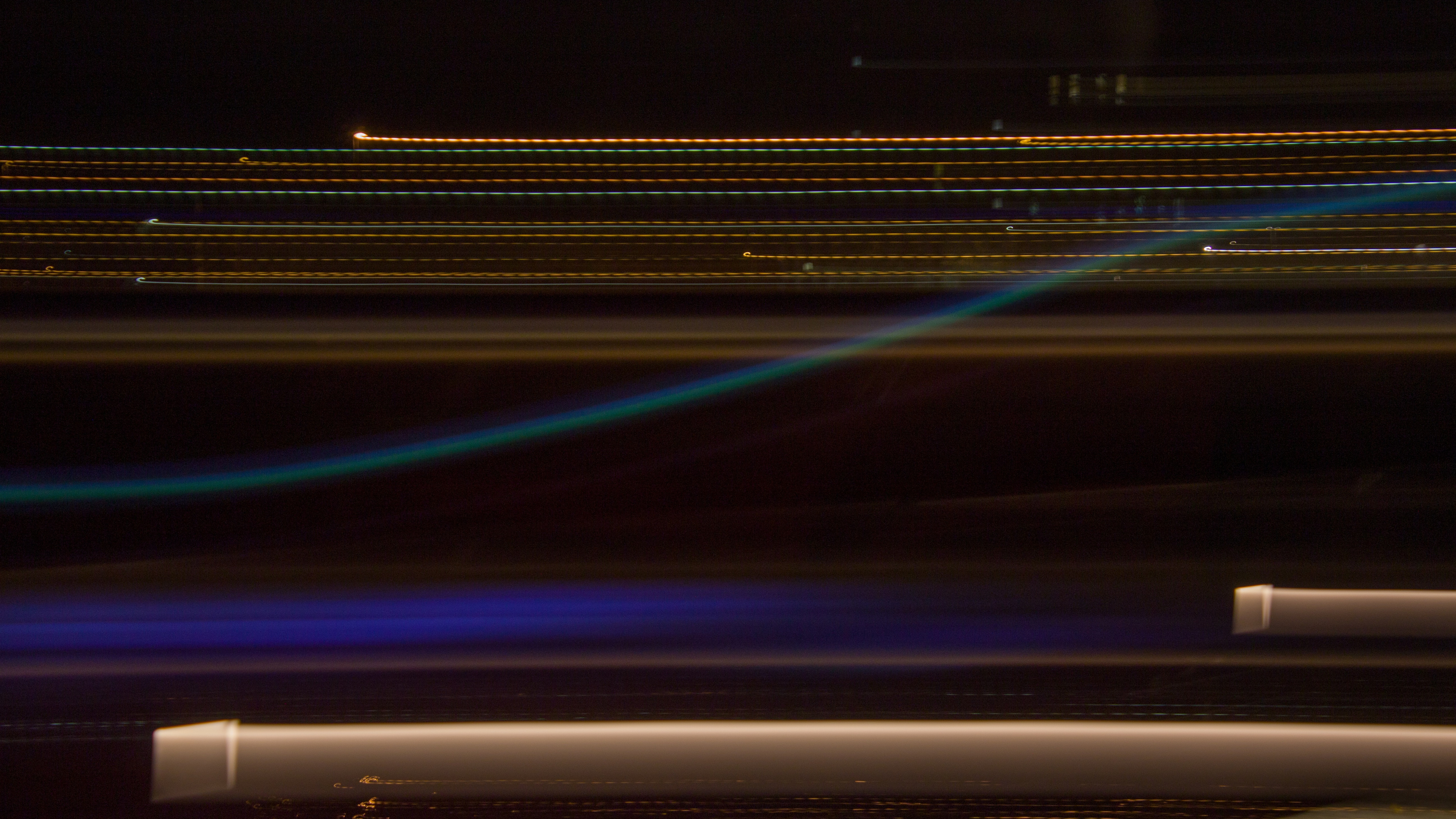 Photographie en Accéléré Des Lumières de la Ville Pendant la Nuit. Wallpaper in 3840x2160 Resolution