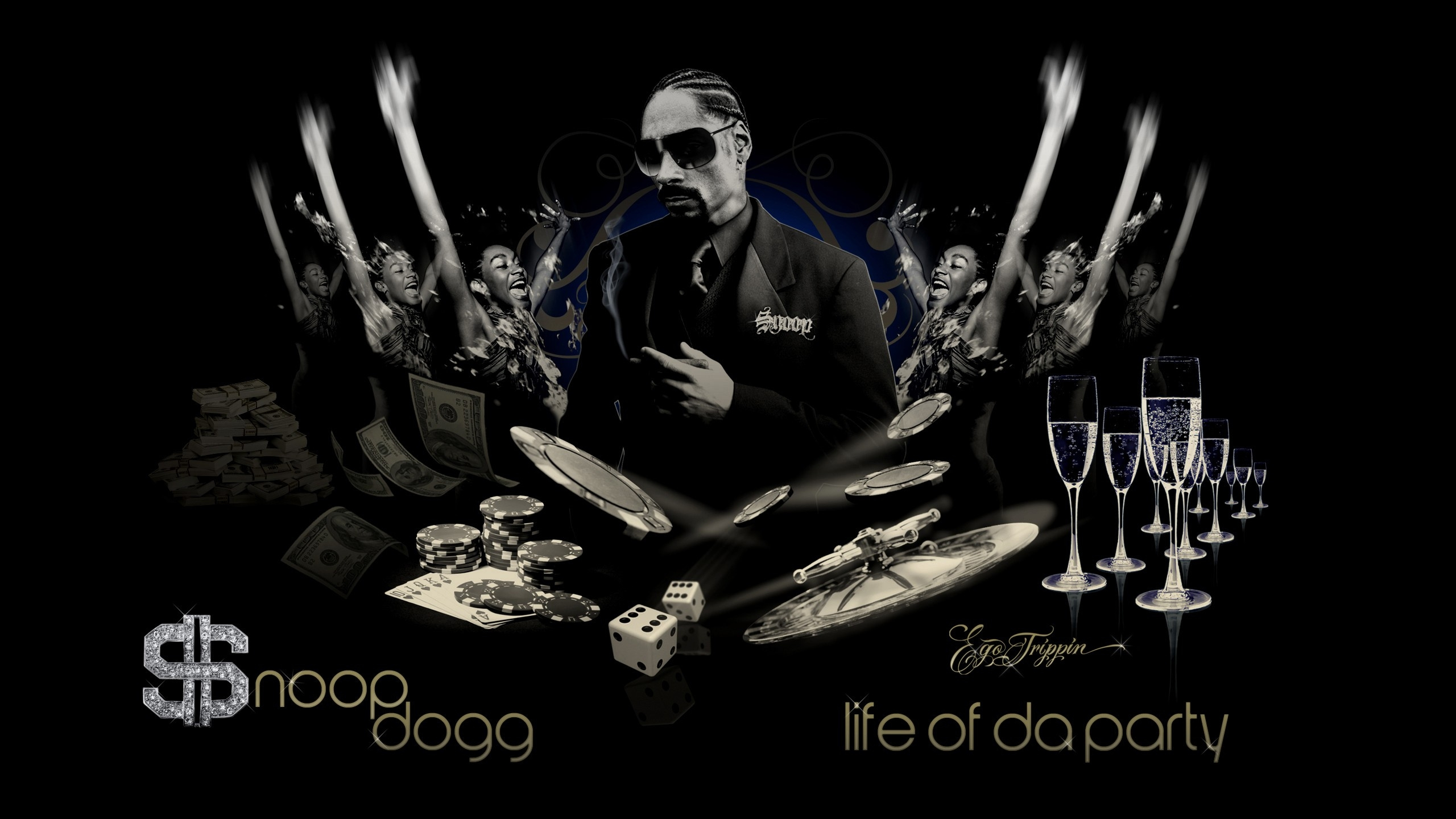 Graphisme, Logo, Illustration, la Couverture de L'album, Gangsta Rap. Wallpaper in 2560x1440 Resolution