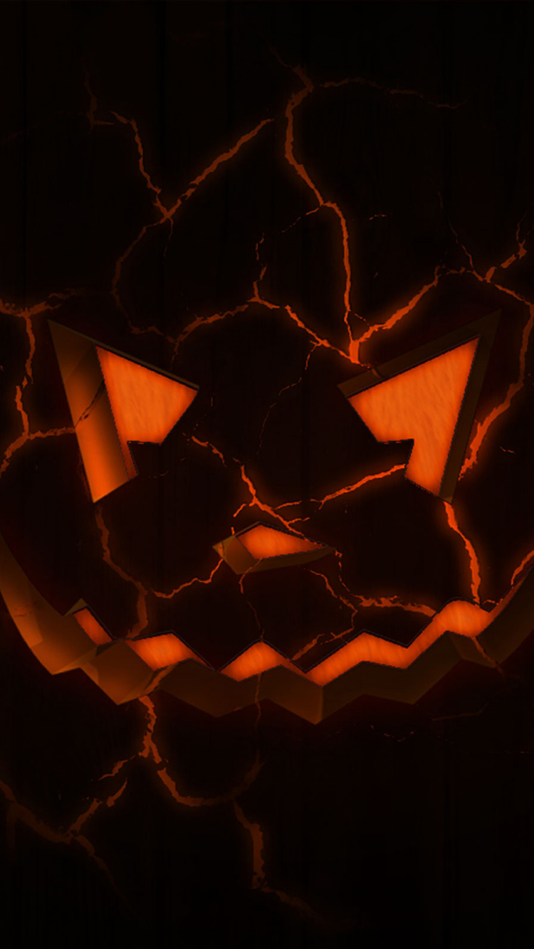 Calabaza, Calor, Naranja, Llama, Fuego. Wallpaper in 750x1334 Resolution