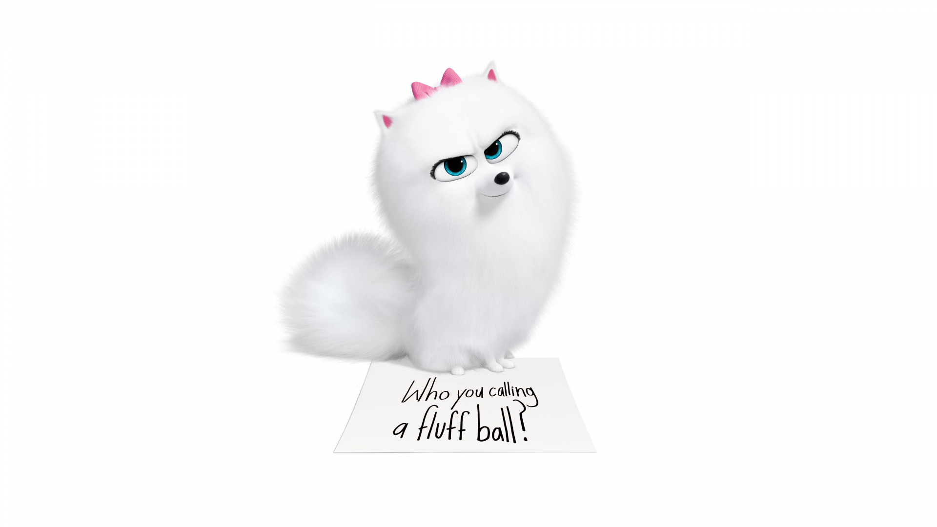 Boule de Neige, Gidget, la Gentillesse, Fourrure, Animation. Wallpaper in 1920x1080 Resolution