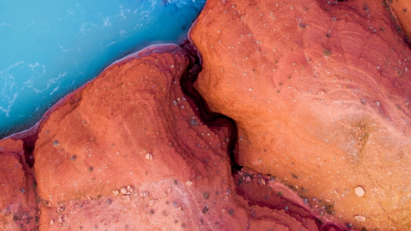 Blue, Orange, Peinture, de Teintes et de Nuances, Fermer. Wallpaper in 1366x768 Resolution