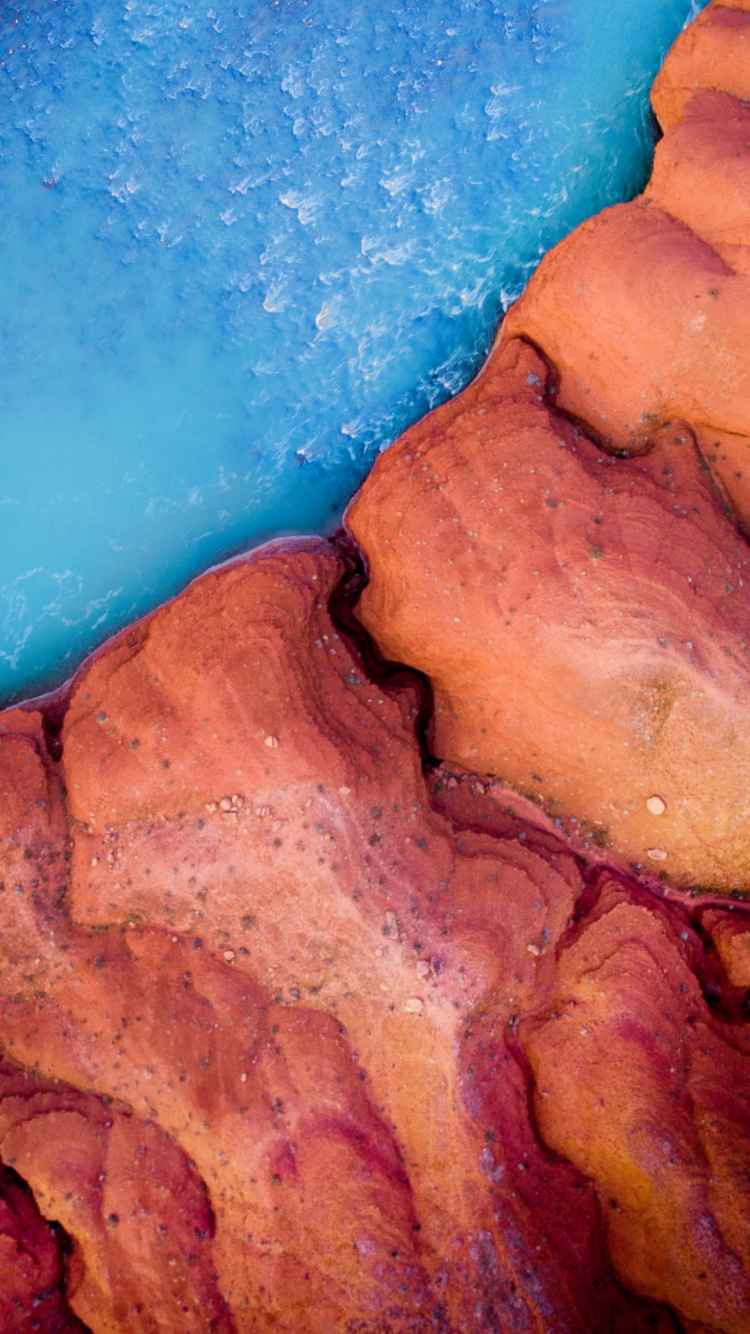 Wood, Blue, Orange, Paint, Tints and Shades. Wallpaper in 750x1334 Resolution