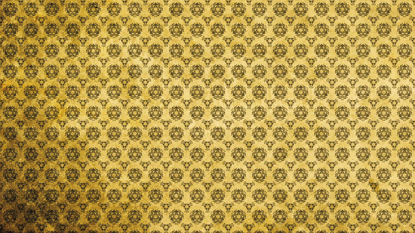 Textil Floral Amarillo y Blanco. Wallpaper in 1366x768 Resolution