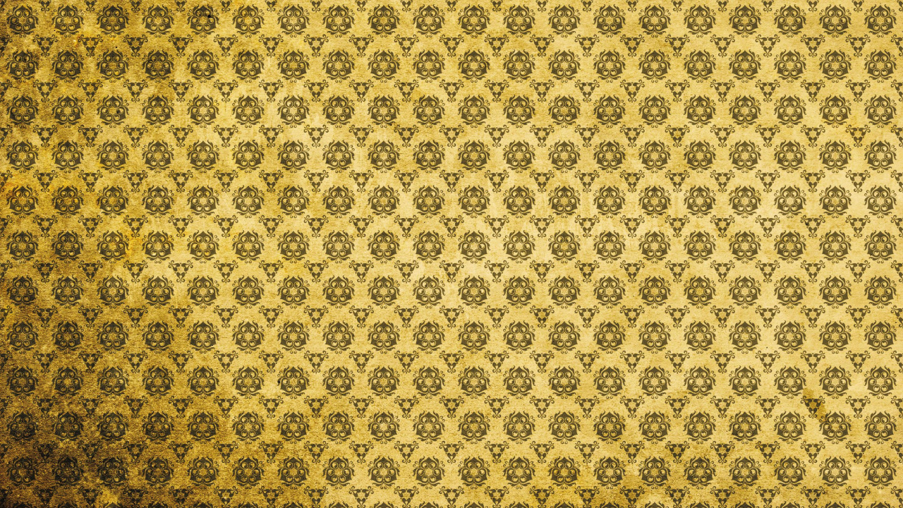 Gelb-weißes Florales Textil. Wallpaper in 1280x720 Resolution