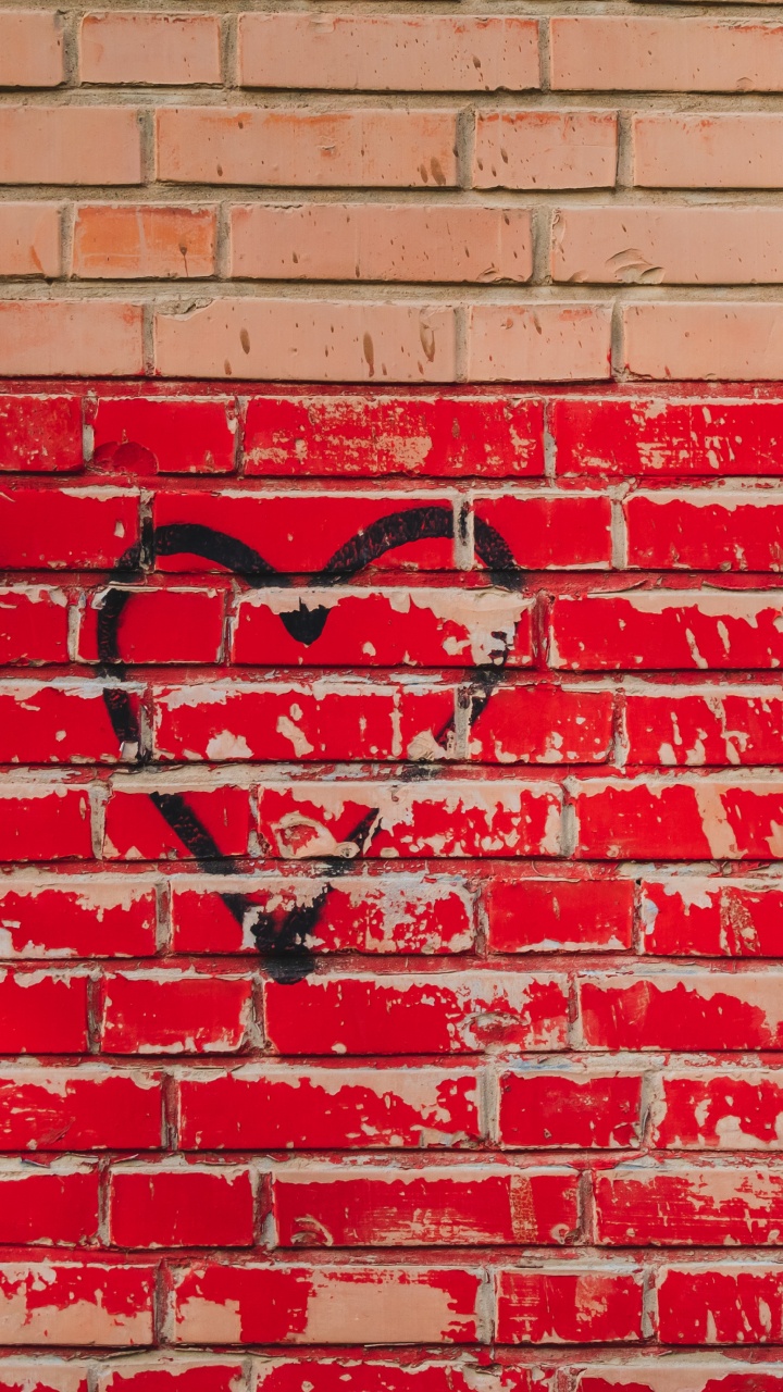 Brique, Mur, Red, Mur de Pierre, Vidéo. Wallpaper in 720x1280 Resolution