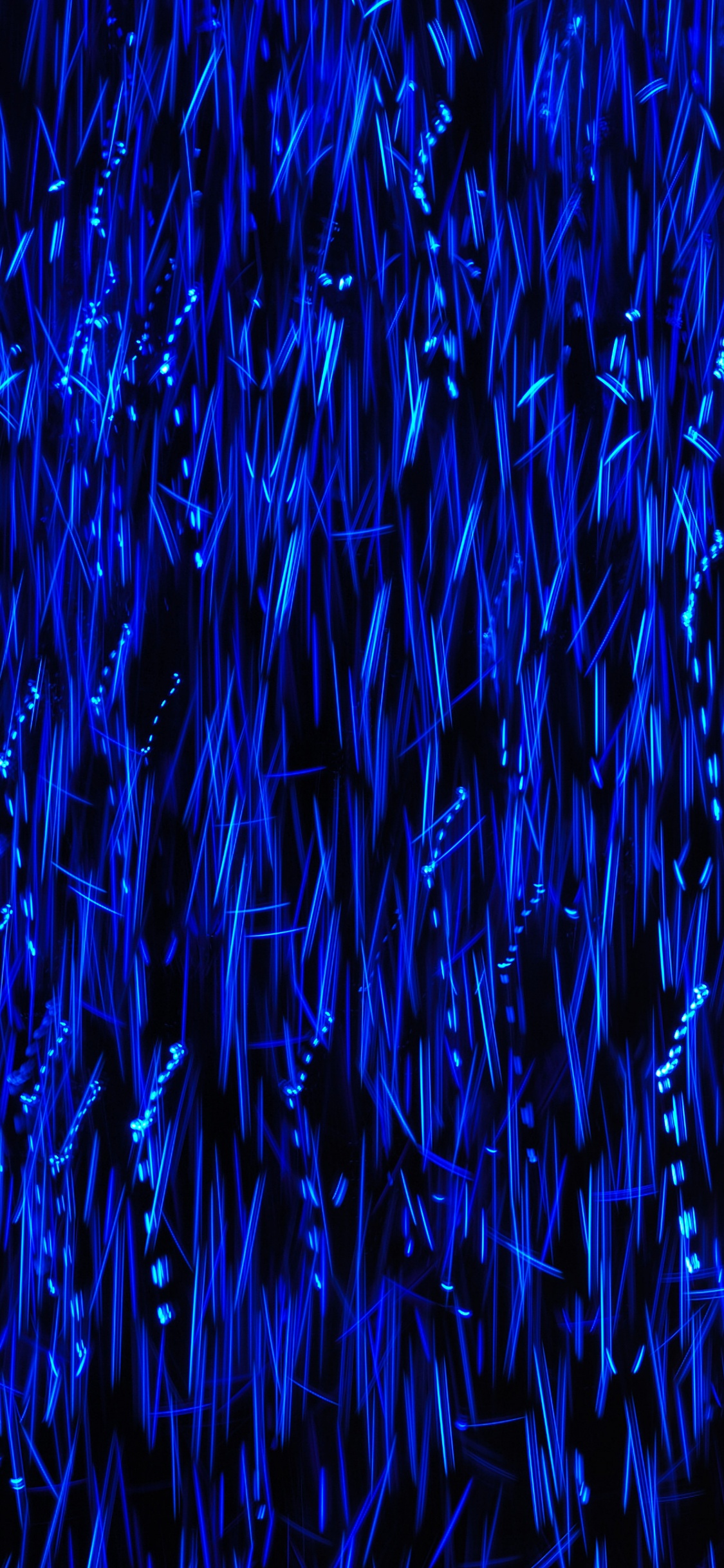 Pintura Abstracta Azul y Blanca. Wallpaper in 1125x2436 Resolution