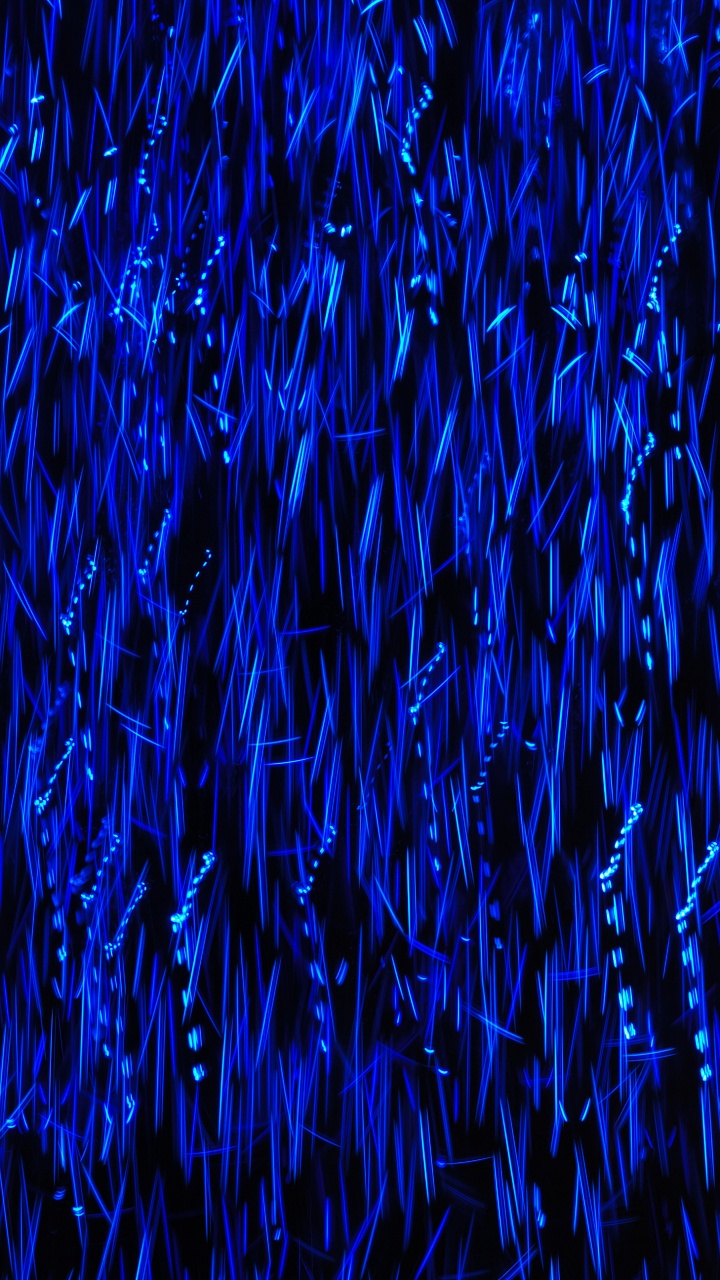 Peinture Abstraite Bleue et Blanche. Wallpaper in 720x1280 Resolution