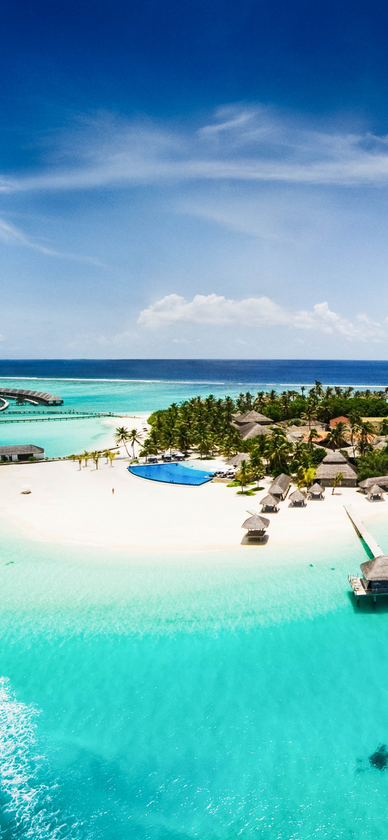 度假村, 旅行, 大海, 沿海和海洋地貌, 热带地区 壁纸 1242x2688 允许