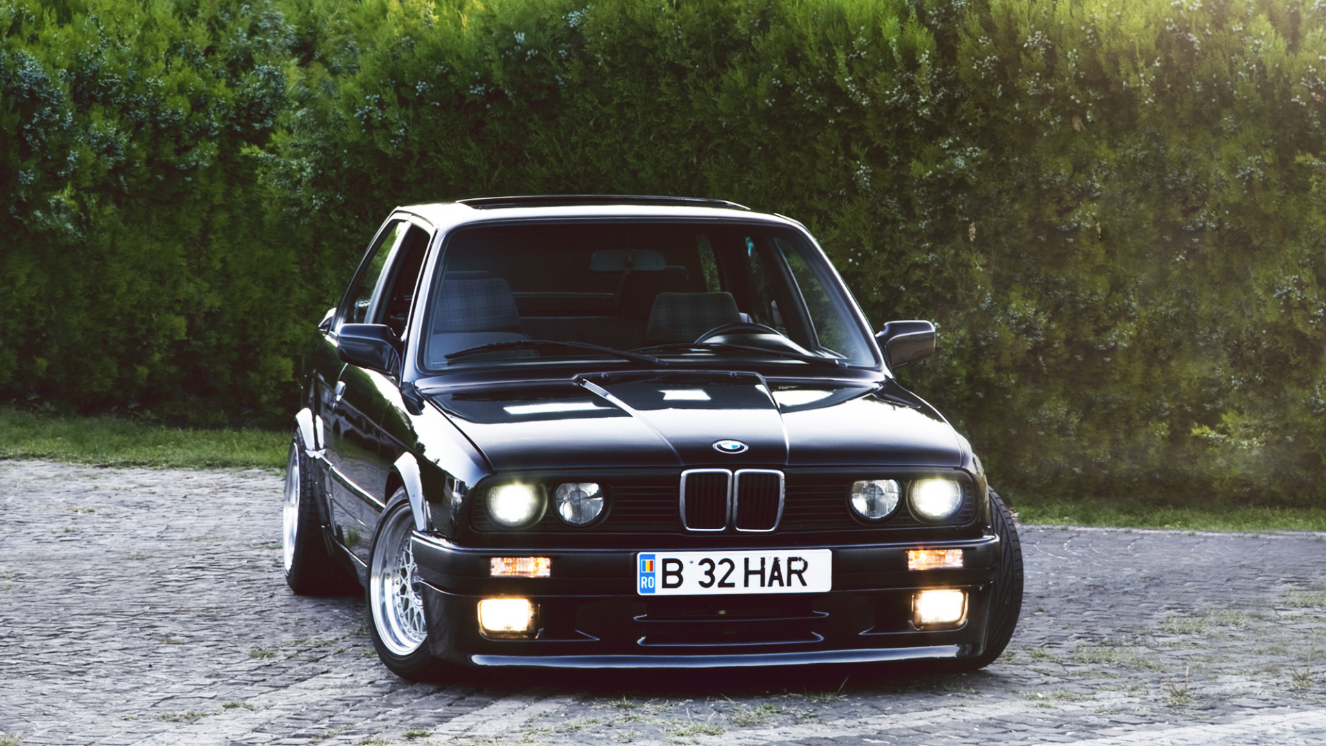Black Bmw m 3 Parked on Gray Dirt Road During Daytime. Wallpaper in 1920x1080 Resolution
