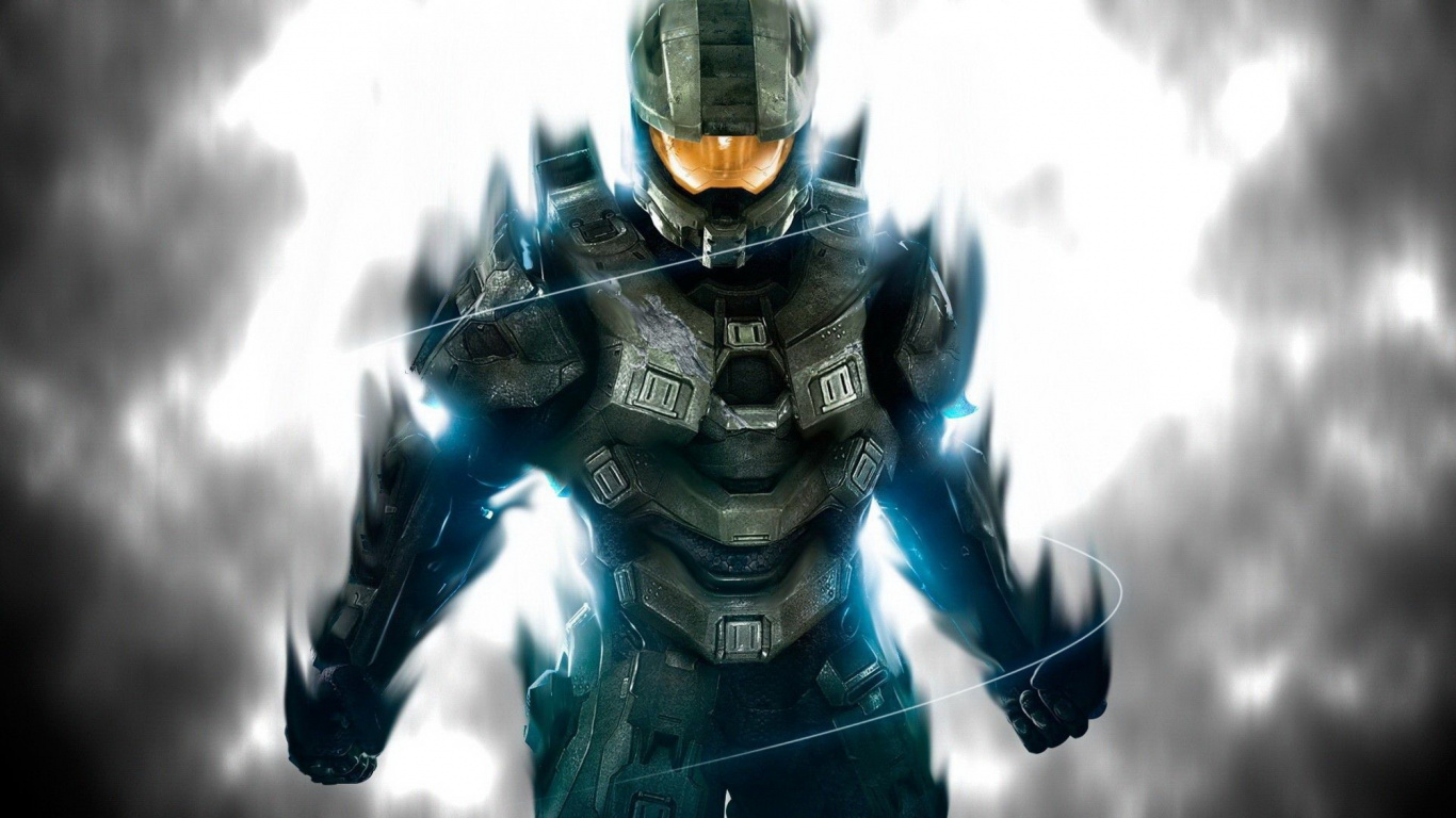 Jefe Maestro, Halo 2, Armadura, Juego de Pc, Protagonista. Wallpaper in 1366x768 Resolution