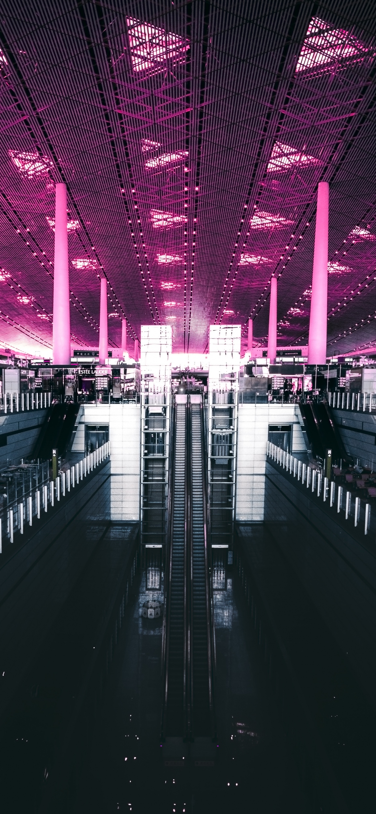 Gare en Noir et Blanc. Wallpaper in 1242x2688 Resolution