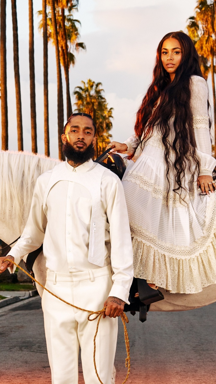 Nipsey Hussle, Lauren London, Slauson, Crenshaw, Fun. Wallpaper in 720x1280 Resolution