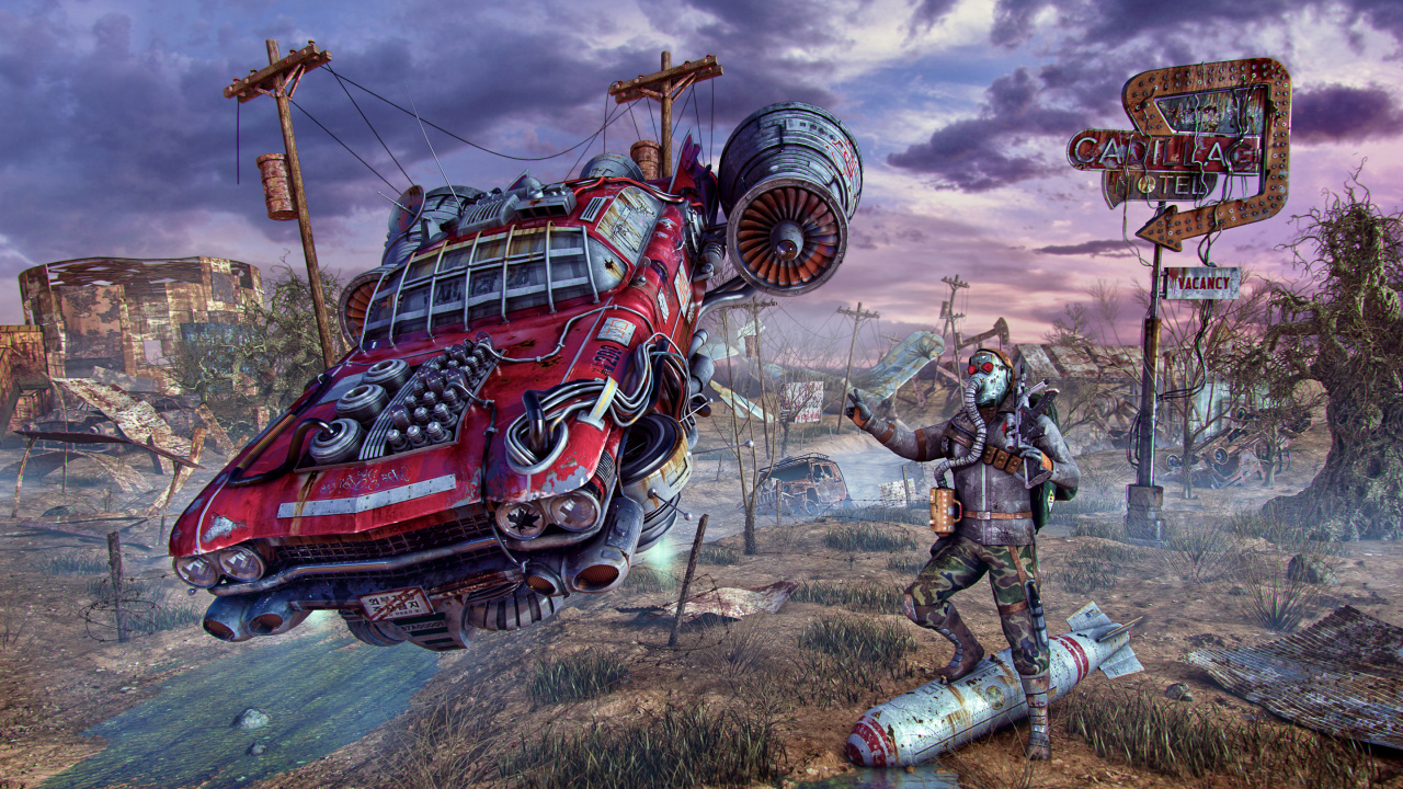 辐射3, 扇子的艺术, 艺术, 电脑游戏, 战略的视频游戏 壁纸 1280x720 允许