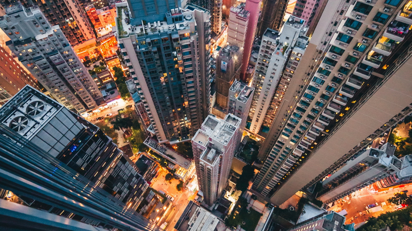 塔块, 城市设计, 城市景观, 电力, 城市 壁纸 1366x768 允许