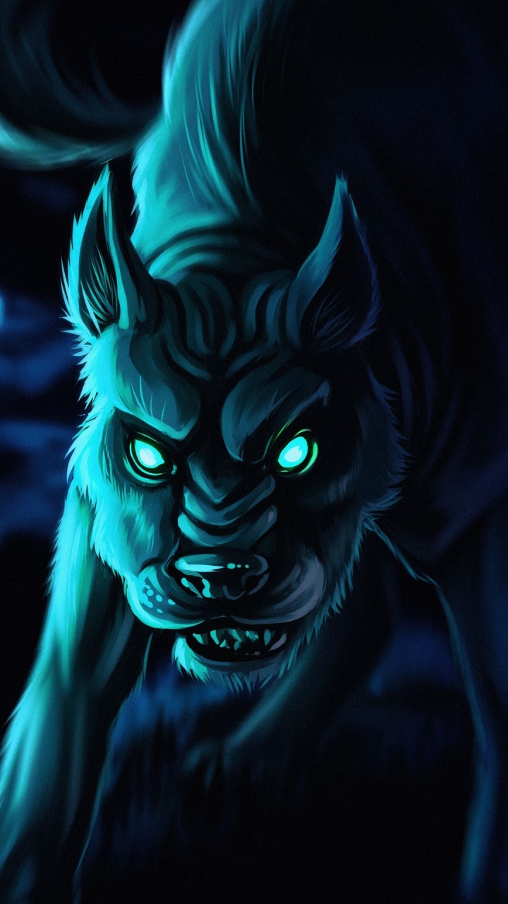 Mythical Creature, Animation, Snout, Fang, Whiskers. Wallpaper in 720x1280 Resolution