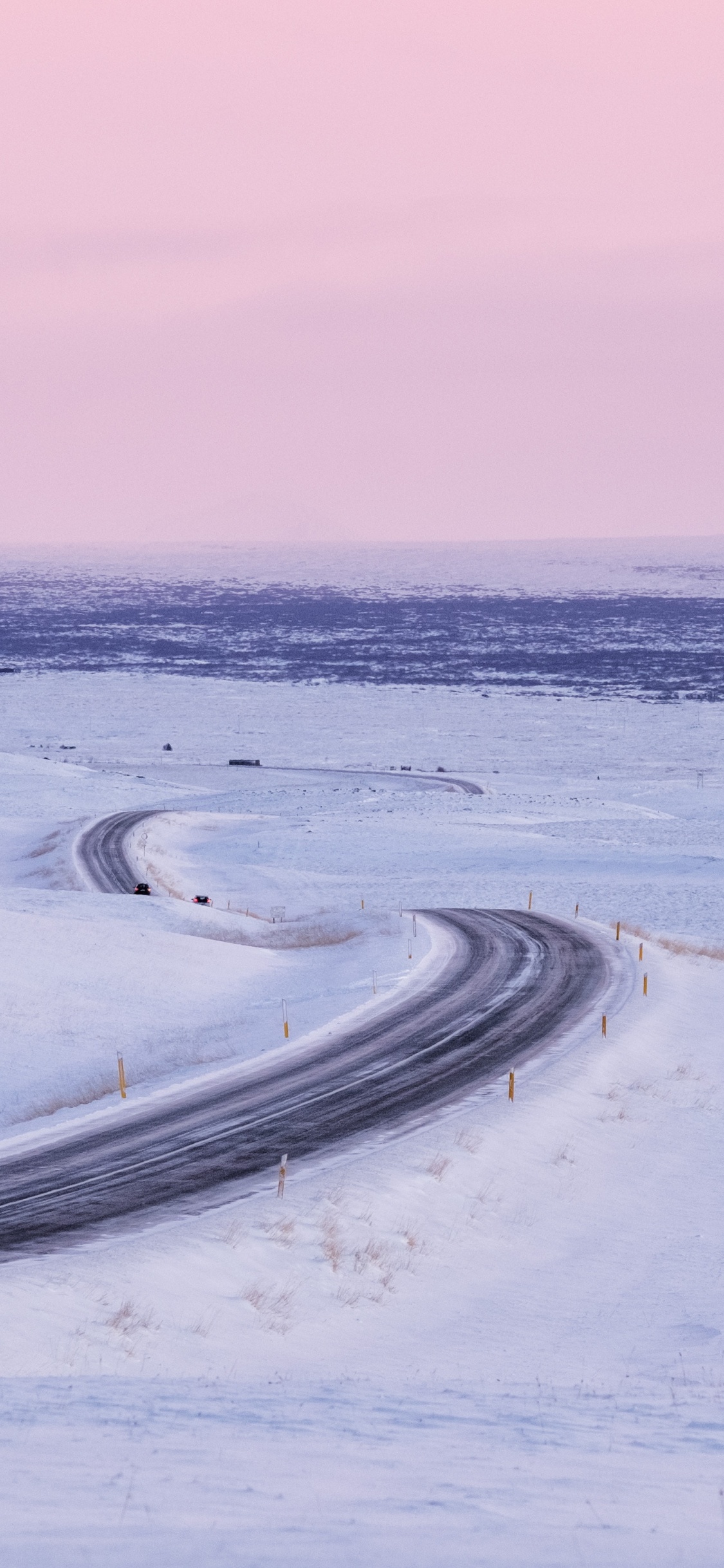 Océan Arctique, Glacier, Neige, Hiver, Horizon. Wallpaper in 1125x2436 Resolution