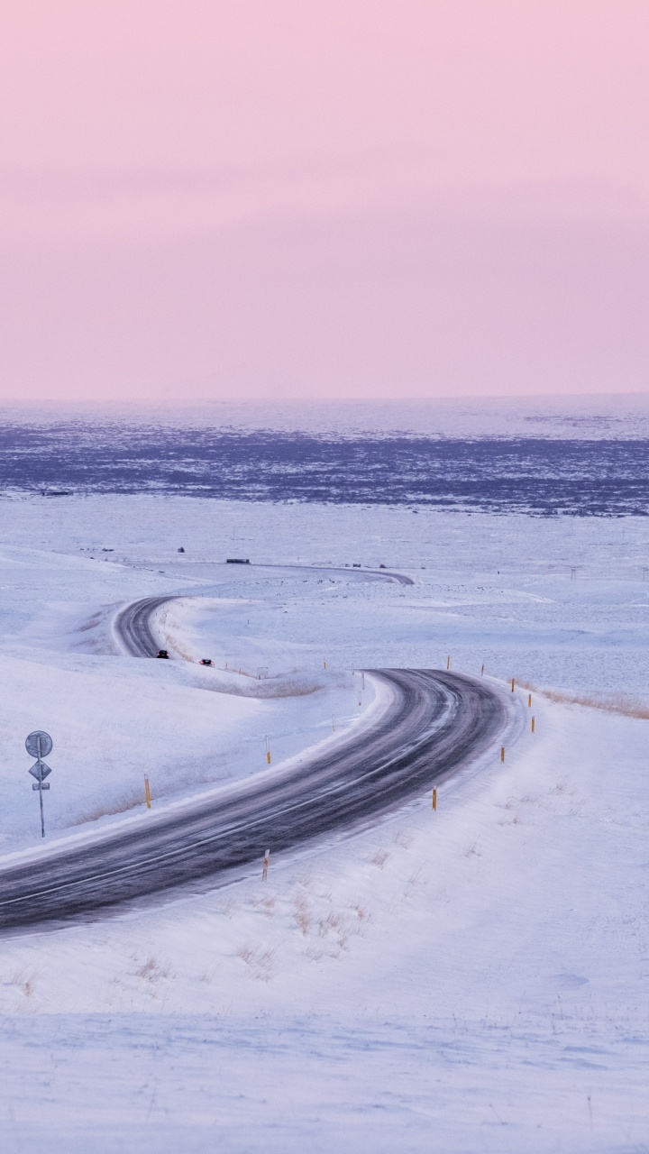Ozean, Nordpolarmeer, Gletscher, Schnee, Winter. Wallpaper in 720x1280 Resolution