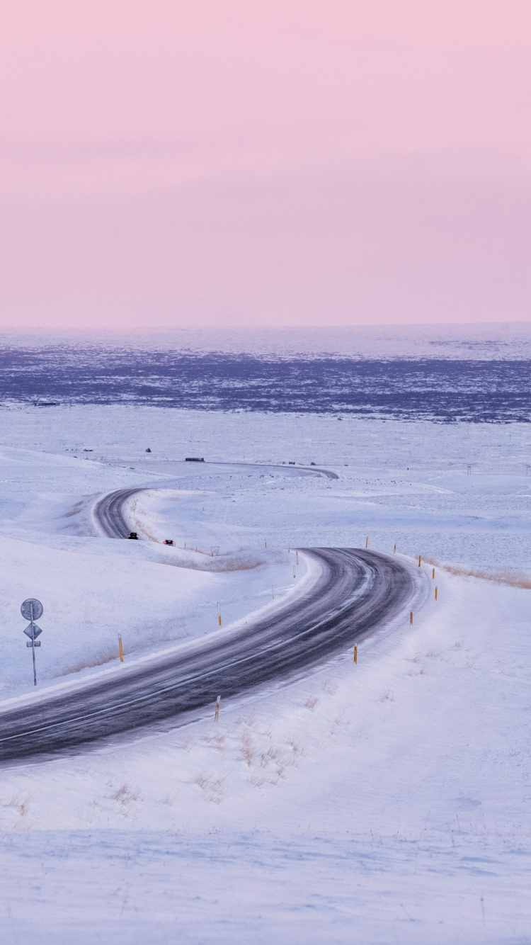 Ozean, Nordpolarmeer, Gletscher, Schnee, Winter. Wallpaper in 750x1334 Resolution