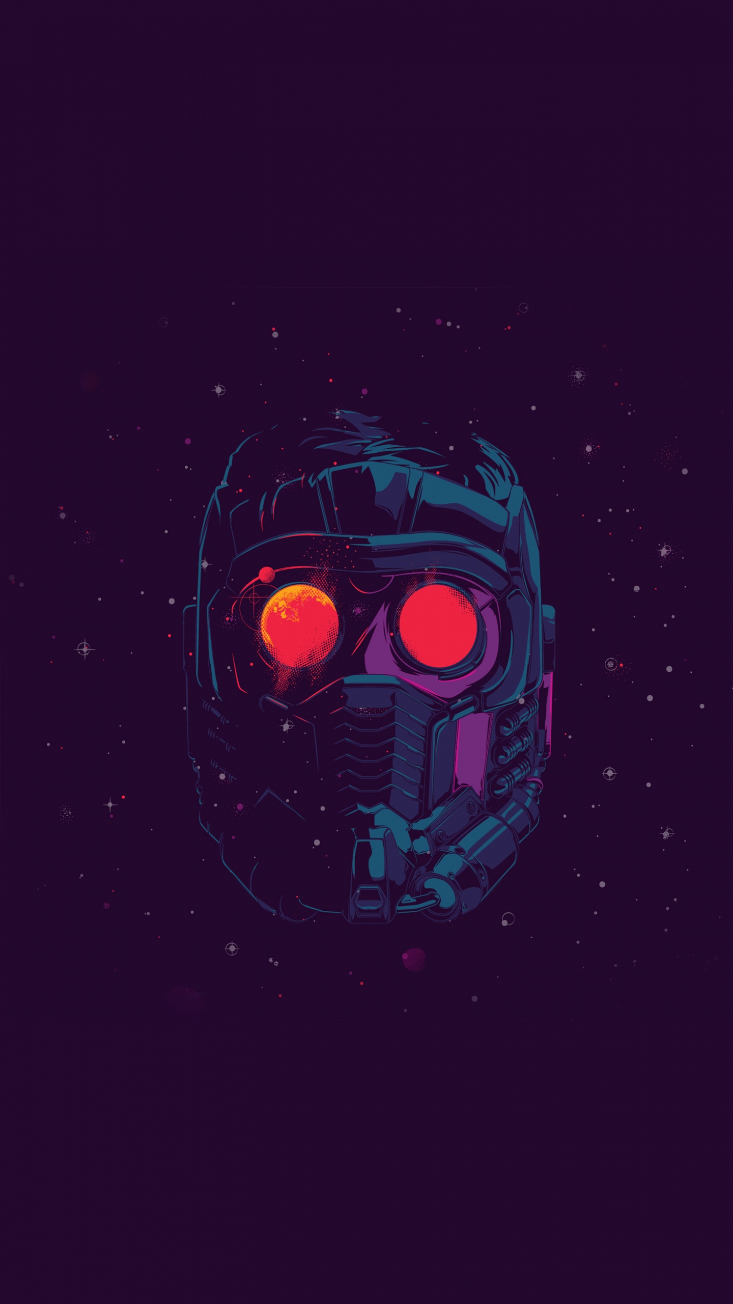 Star-Lord, Painting, Art, Poster, Electric Blue. Wallpaper in 1440x2560 Resolution