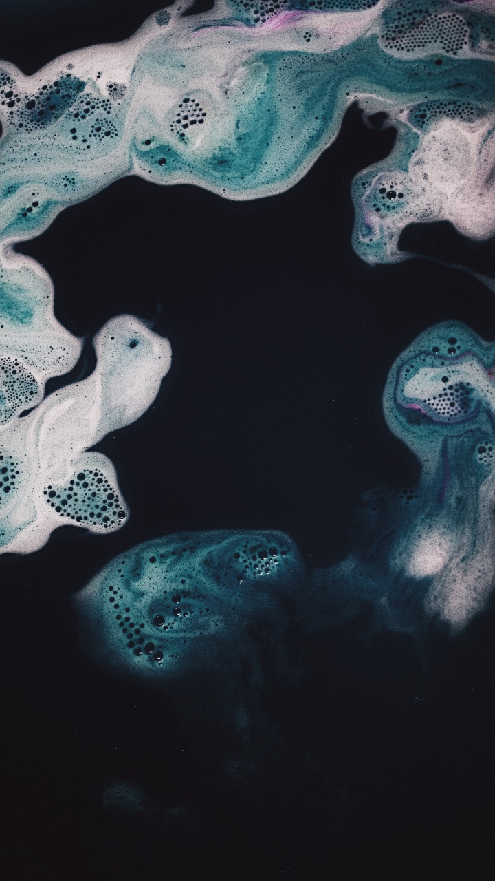 Blue, Aqua, Turquoise, Illustration, Black. Wallpaper in 720x1280 Resolution