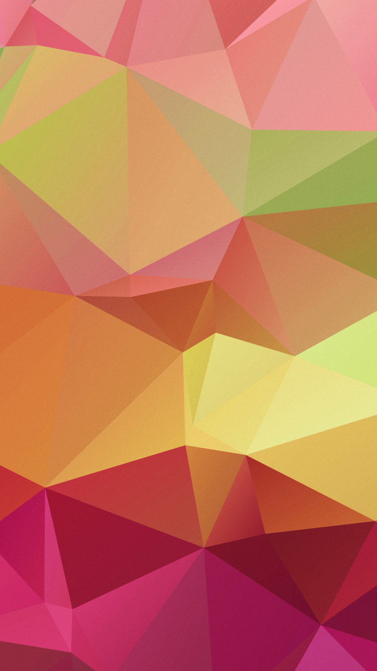Rosa Und Gelbe Abstrakte Malerei. Wallpaper in 750x1334 Resolution