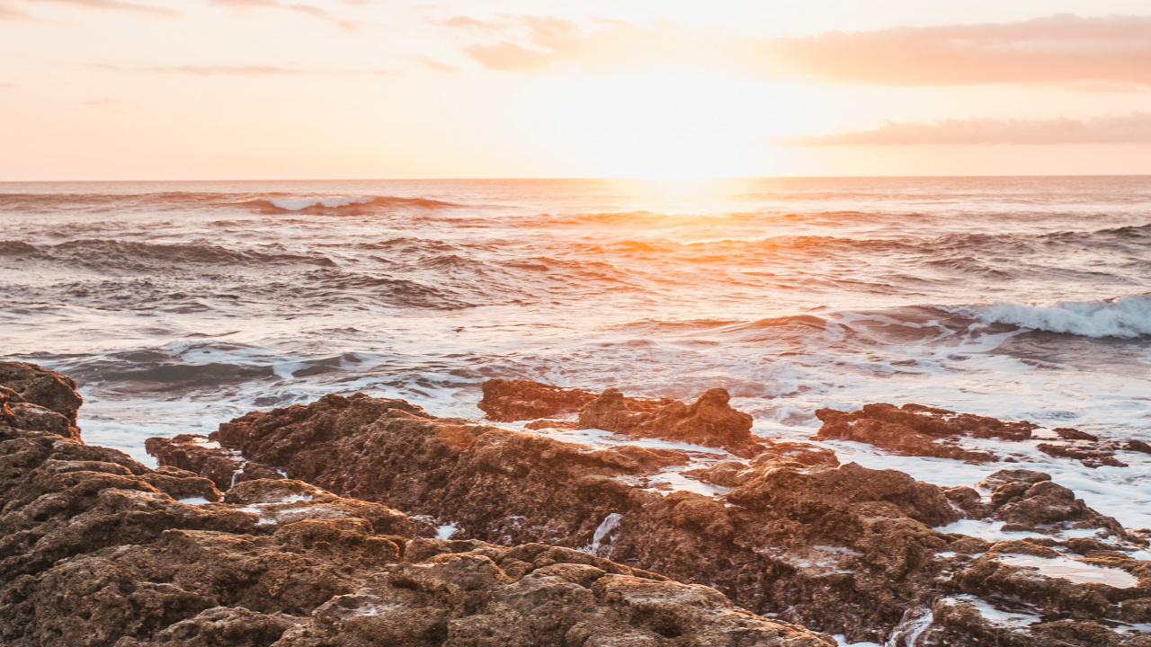 Body of Water, Sea, Wave, Ocean, Water. Wallpaper in 1280x720 Resolution