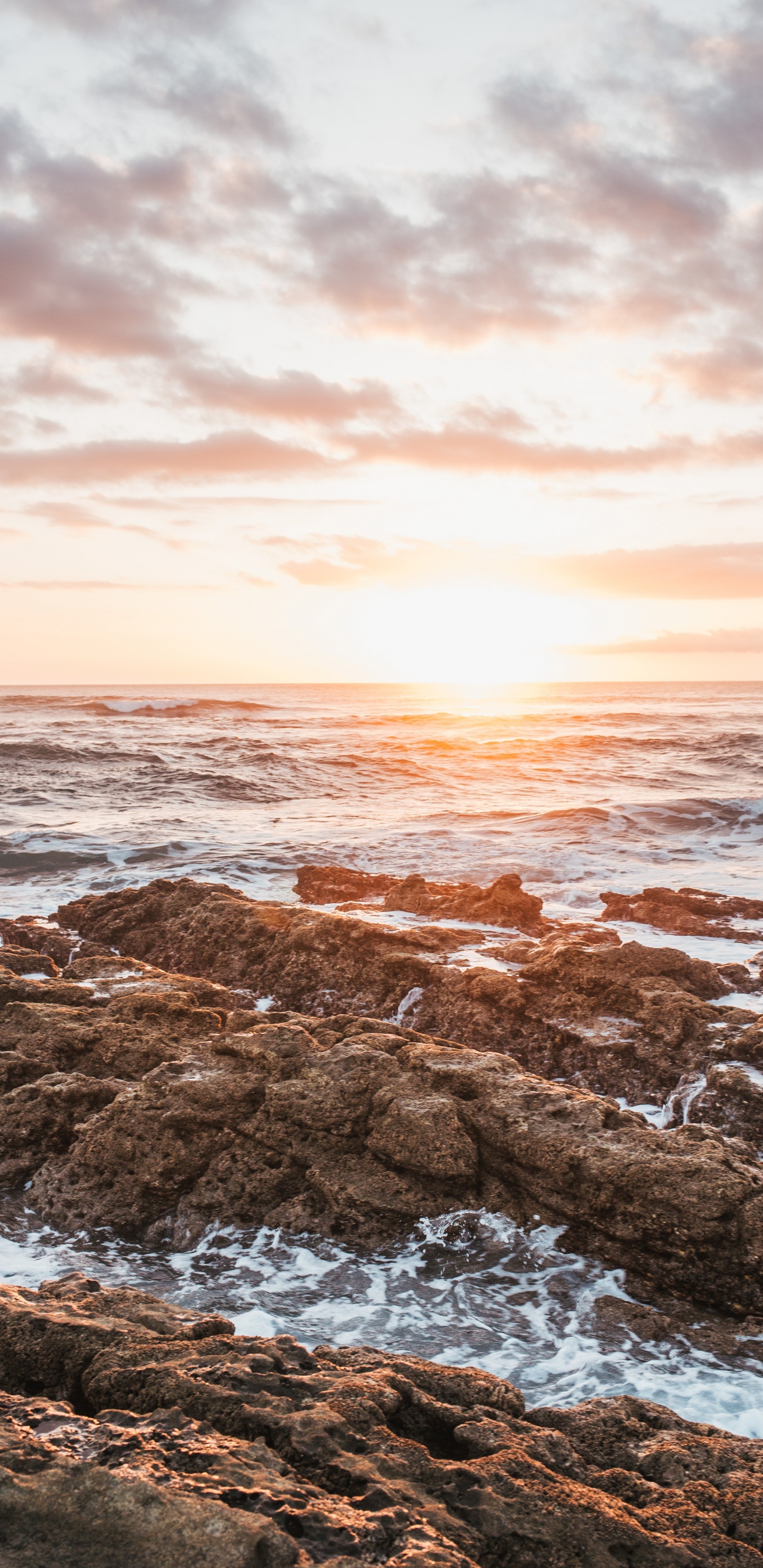 Body of Water, Sea, Wave, Ocean, Water. Wallpaper in 1440x2960 Resolution